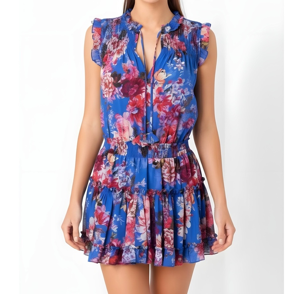 MISA LOS ANGELES Sabine Dress, Digital Floral, XS